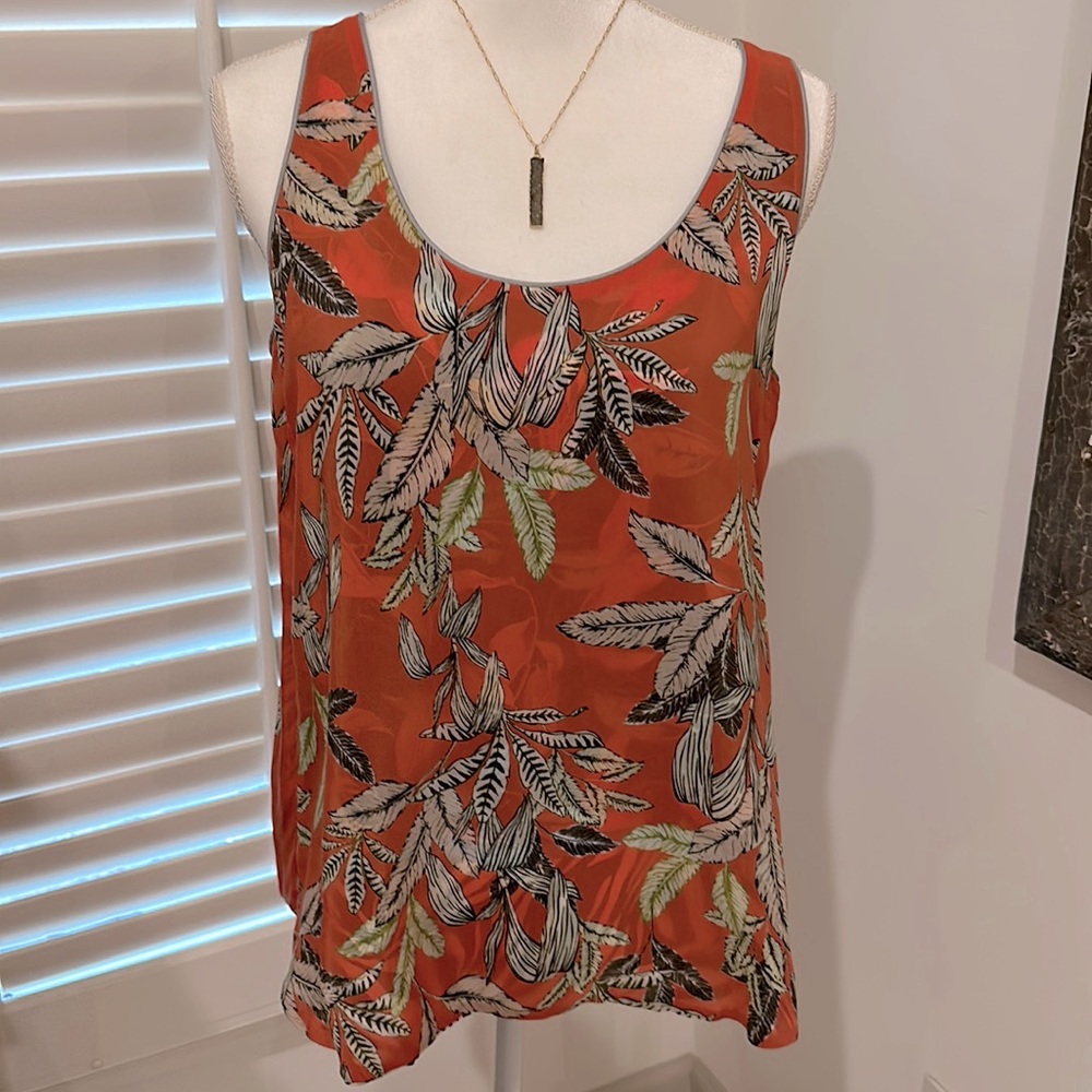 Jonny Was reversible silk tank